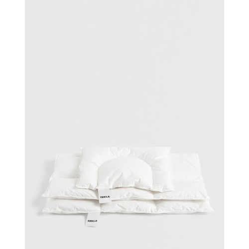 Tekla Fabrics Babys’ down set – White