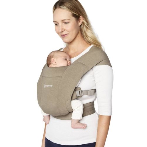 Ergobaby Embrace Cozy Knit Newborn Carrier, Color: Olive
