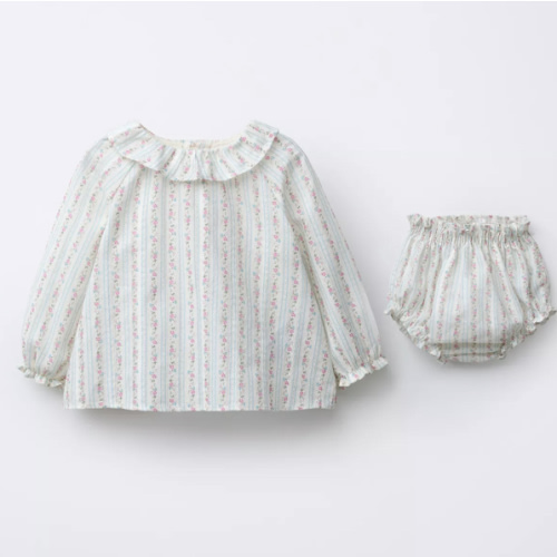 FLORAL SHIRT AND BLOOMERS SET - Multicolored | ZARA United States