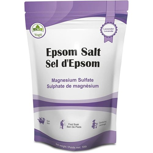 Yogti Epsom Bath Salt with Lavender Oil, 10 pound (Packaging May Vary)