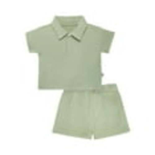 Modern Moments by Gerber Baby Boy Short Sleeve Shirt and Short Outfit Set, 2-Piece, Sizes 0/3 Months - 24 Months