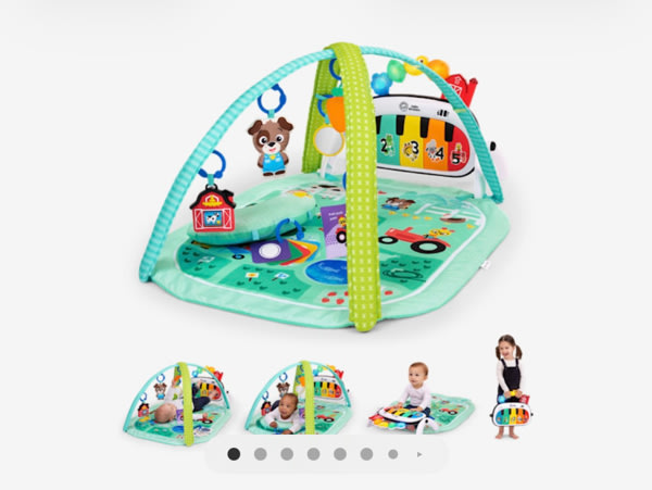 Baby Einstein 4-in-1 Kickin Tunes Music and Learning Play Gym - Music & Language