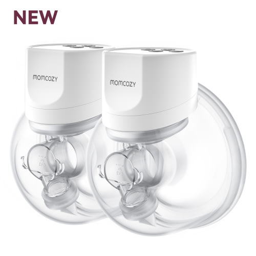 Momcozy S12 Pro Hands Free Breast Pump Wearable, Double Portable Breast Pump Electric 24mm
