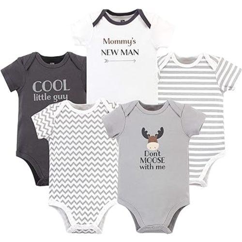 Hudson Baby Baby Cotton Bodysuits