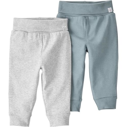 little planet by carter's Baby 2-Pack Joggers Made with Organic Cotton