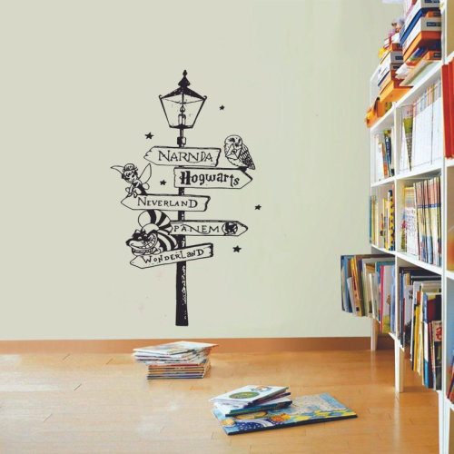 Design With Vinyl Panem Narnia Hogwarts Cartoon Character Cartoons Wall Decal | Wayfair