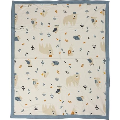 Primitives by Kathy Baby Blanket, 29" x 35", Blue - Woodland