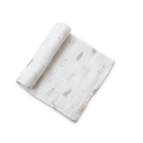 Pehr Baby Bunny Hop Organic Cotton Swaddle Blanket