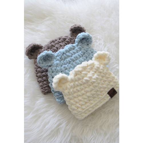 30 Minute Crochet Baby Hat Pattern, Teddy Hat Crochet Pattern, Bear Hat Crochet Pattern, Animal Hat Pattern, Crochet Baby Hat Pattern