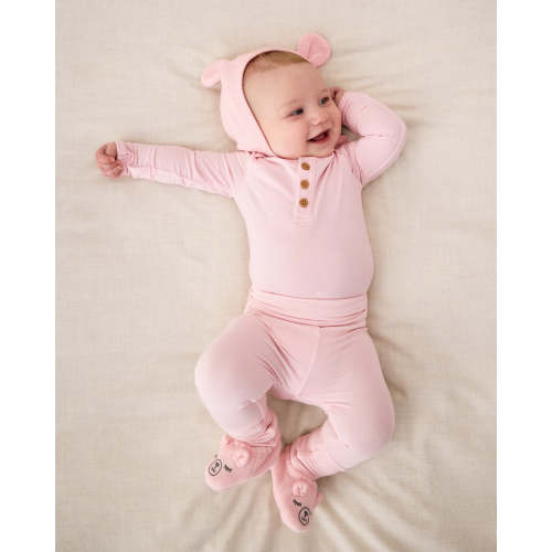 Prima Pink Henley Bodysuit – Little Sleepies