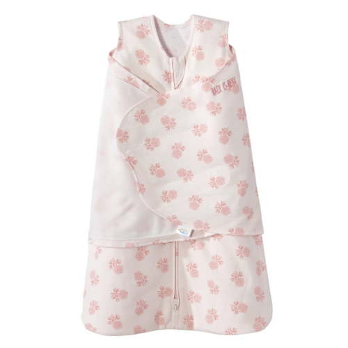 Halo® Sleepsack® Swaddle, 100% Cotton, Rose Toss Blush, Infant Girls, Small, 3-6 Months