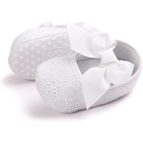 Baby Girls Princess Bowknot Soft Sole Cloth Crib Shoes Sneaker
