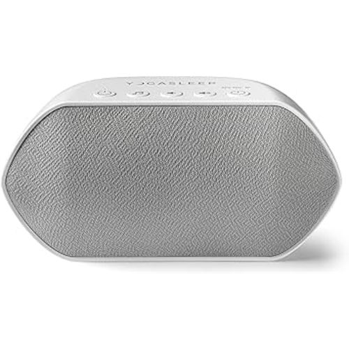 Yogasleep Soundcenter Portable White Noise Machine, 6 Soothing Sounds, 25 Volume Settings, Includes Timer, Sleep Therapy for Adults & Kids, Noise Cancelling for Office Privacy & Meditation