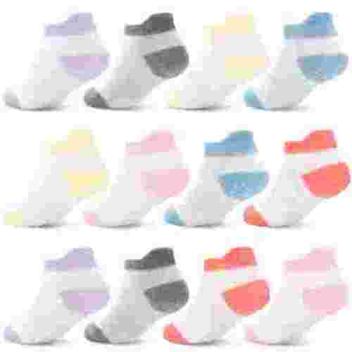 Baby Grip Socks - 12 Pairs Baby Non Slip Socks Cute Toddler Socks for 0-5 Years Girls Boys Baby Socks with grip?01 Girls 0-6 Months?