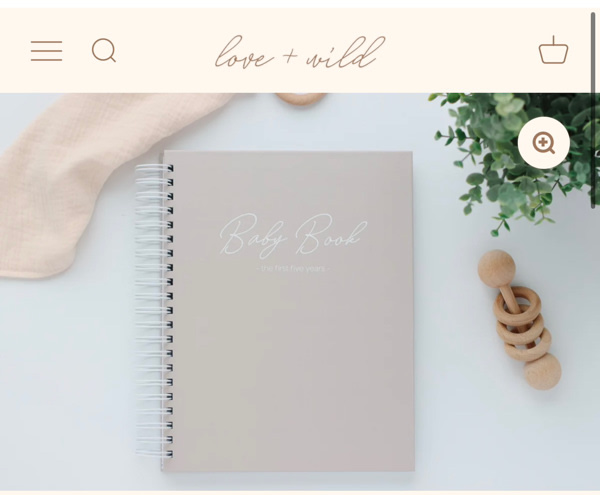 Meadow Baby Book