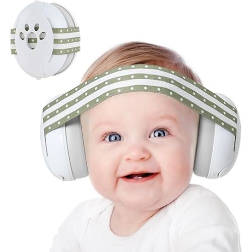Yoofoss Baby Ear Muffs Noise Protection for Infant and Babies Up to 36 Months - Noise Cancelling Headphones for Ear Protection, Sleep, Travel Baby Essentials
