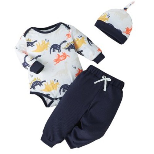 MEZZALL Newborn Baby Boy Clothes Outfits Letter Prined Romper Pants Set Baby Boy Clothing 0 3 6 9 12 18 Months