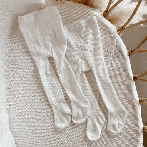 Milk Knitted Stockings