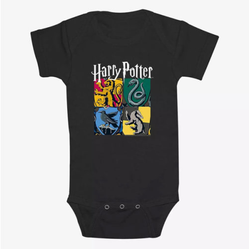 Harry Potter All Hogwarts Houses Infant Bodysuit
