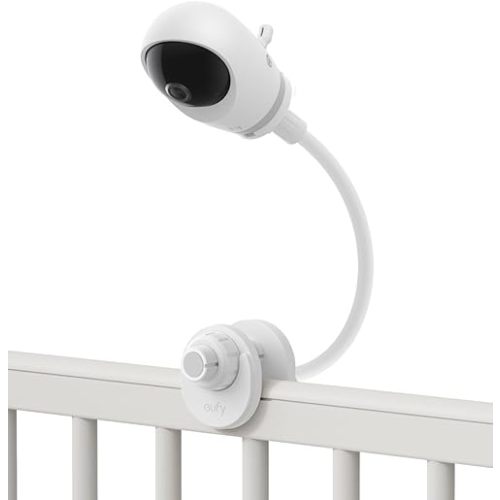 eufy Baby Monitor Crib Mount, Compatible with eufy Baby Monitor E20/E21, 16 Inch Flexible Arm Bracket, Attach to Baby Crib, No Tools Needed, No Wall Damage (Camera Not Included)