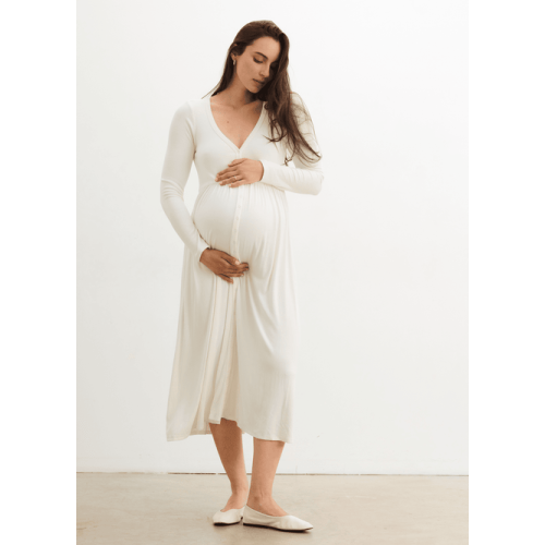The Softest Rib Nursing Dress