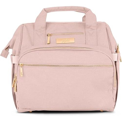 JuJuBe | Dr. BFF, Fashion Diaper Bag for Baby Mom Convert Between Backpack with Crossbody Straps or Top Tote Handle