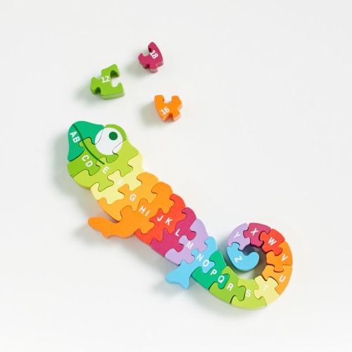 Chameleon Wooden Baby Puzzle