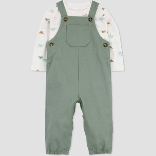 Carter's Just One You® Baby Boys' Top & Overalls Set - Green, Size: 6M