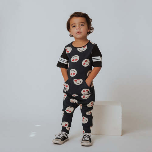 Heart Smiley Valentines Rag | Kids Rompers & Jumpsuits | RAGS.com · RAGS.com