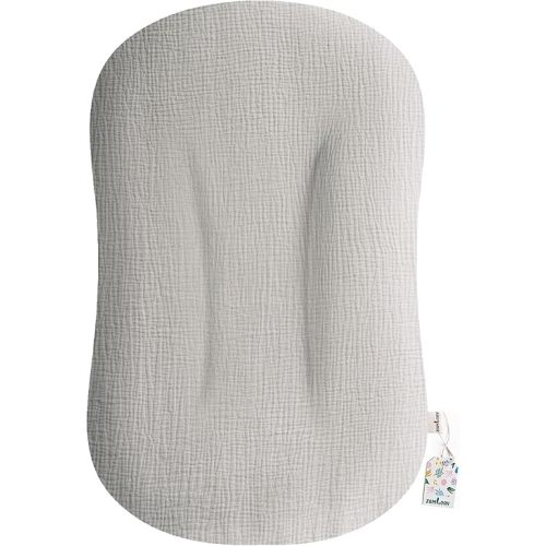 Muslin Baby Lounger Cover - Organic Cotton Baby Pillow Lounger Cover for Newborn - Soft and Breathable Infant Pillow Lounger Cover Only