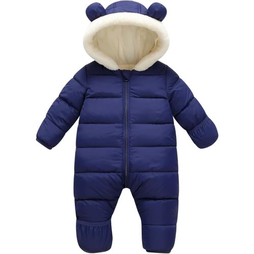 Newborn Baby Snowsuit Infant Boy Clothes Toddler Girl Snow Suits | Unisex baby items jacket hoodie boys girls toddler fleece snow suits infant outfits 0-6M, 6-12M, 12-18M,18-24M options