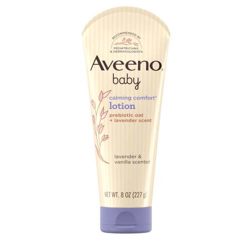 Aveeno Baby Calming Comfort Moisturizing Body Lotion for Baby and Toddler, 8 fl oz