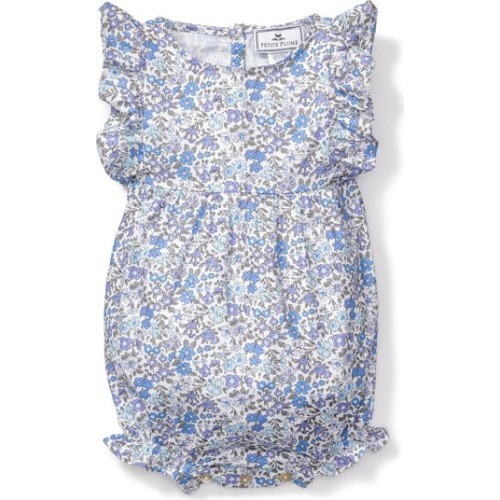 Fleur D'Azur Ruffle Romper, 3-6M