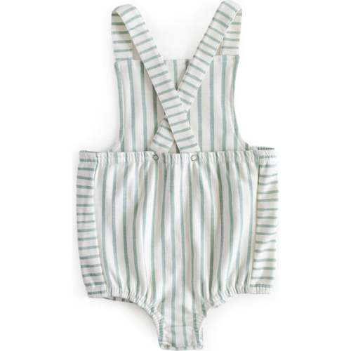 Criss-Cross Overall One-Piece, Sea - Pehr | Maisonette