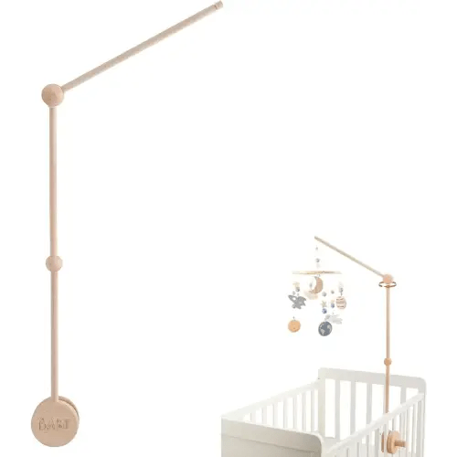JETMHH Baby Crib Mobile Arm Holder - 36 Inch Large Version Safe Anti Slip Baby Mobile Hanger