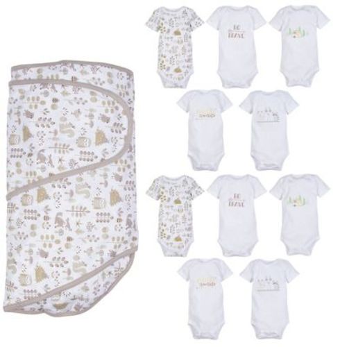 Miracle Blanket Bodysuit - Foxes - 10pc