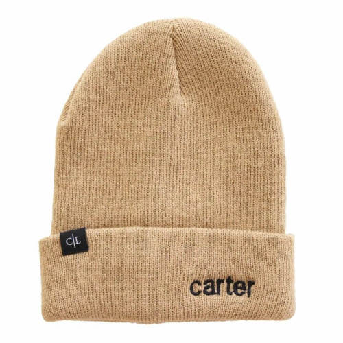 Embroidered Knit Baby Beanie