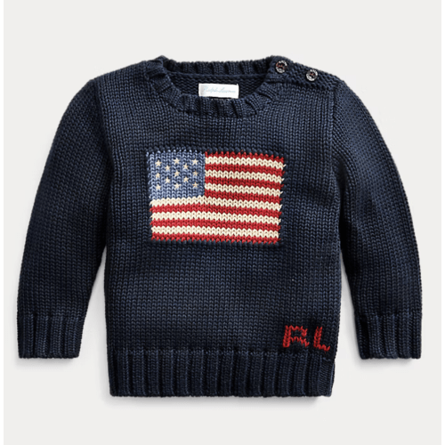 Baby Boy The Iconic Flag Sweater | Ralph Lauren
