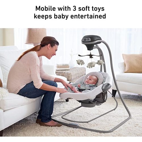 Graco DuetConnect LX Seat & Bouncer, Redmond - w/ Bouncer