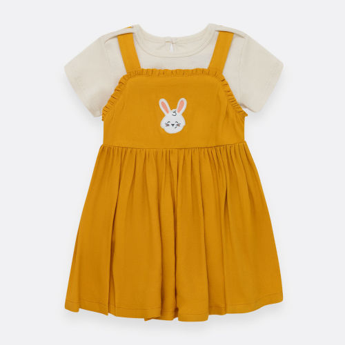 Conjunto para bebé niña de body + vestido