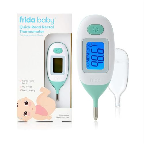 Frida Baby Rectal Thermometer for Baby Digital Fever Thermometer for Babies, Newborns & Infants, FSA/ HSA Eligible