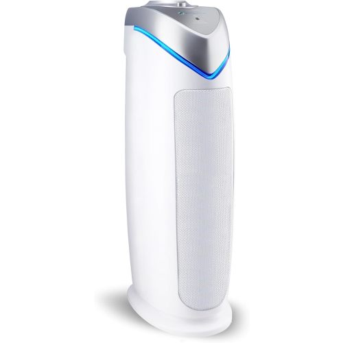 GermGuardian Air Purifier with HEPA 13 Filter, Removes 99.97% of Pollutants, Covers Large Room up to 743 Sq. Foot Room in 1 Hr, UV-C Light Helps Reduce Germs, Zero Ozone Verified, 22”, White, AC4825W