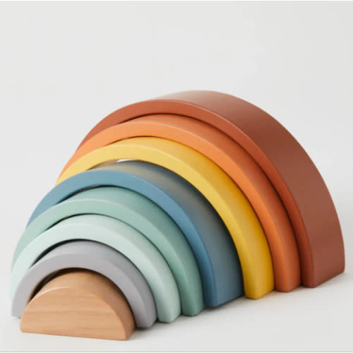 Nordic kids | Wooden Rainbow Stacker | Bambino Eco Toys
