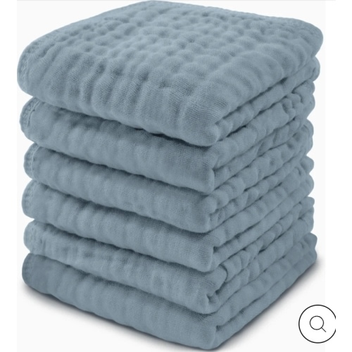 Comfycubs 100% Muslin Cotton Baby Washcloths