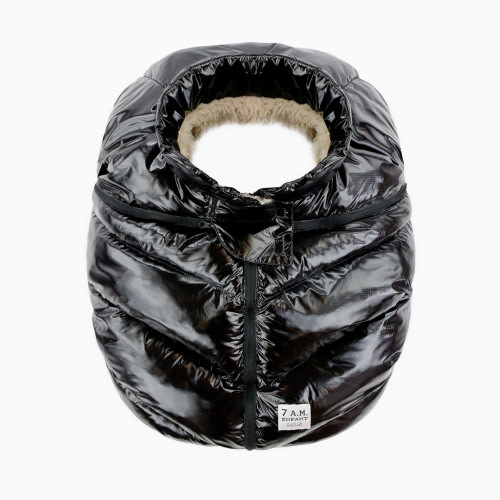 7AM Enfant Car Seat Cocoon - Black Polar