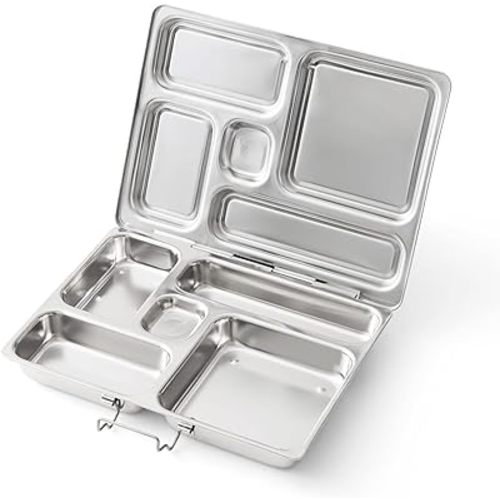 PlanetBox ROVER Classic Stainless Steel Bento Lunch Box with 5 Compartments (P5000N)