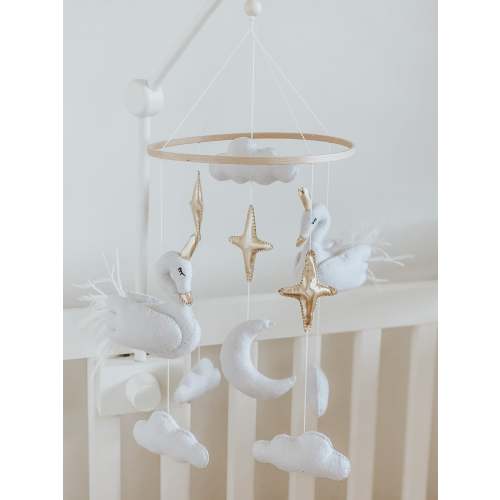 Swan Mobile – Keepsake Baby Co