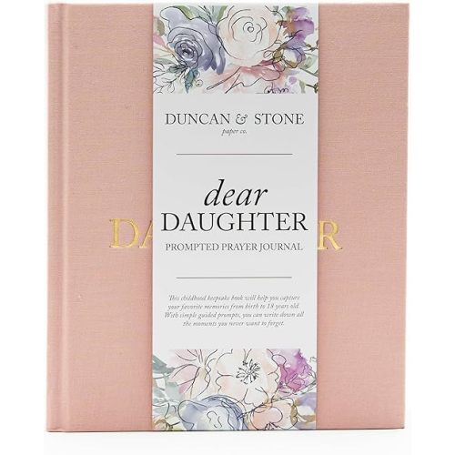Mother Daughter Journal – Durable Dear Daughter Journal Keepsake – Linen Baby Memory Book - Unique Gifts for Daughter (Pink, 230 Pages)