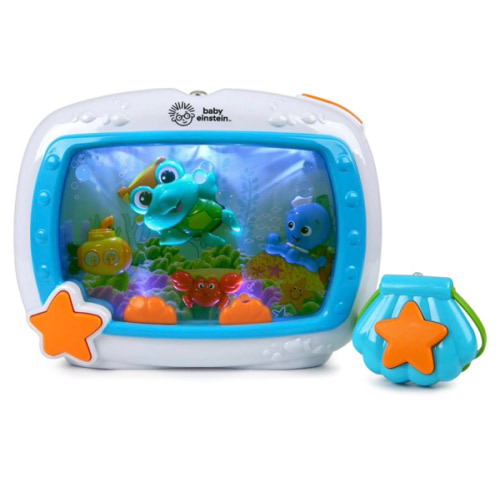 Baby Einstein Sea Dreams Soother Musical Crib Toy and Sound Machine, Newborn and up