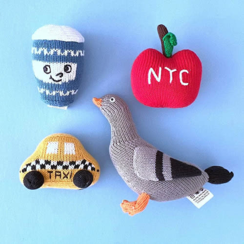 Baby’s First Big Apple Tour – NYC Rattle Gift Set